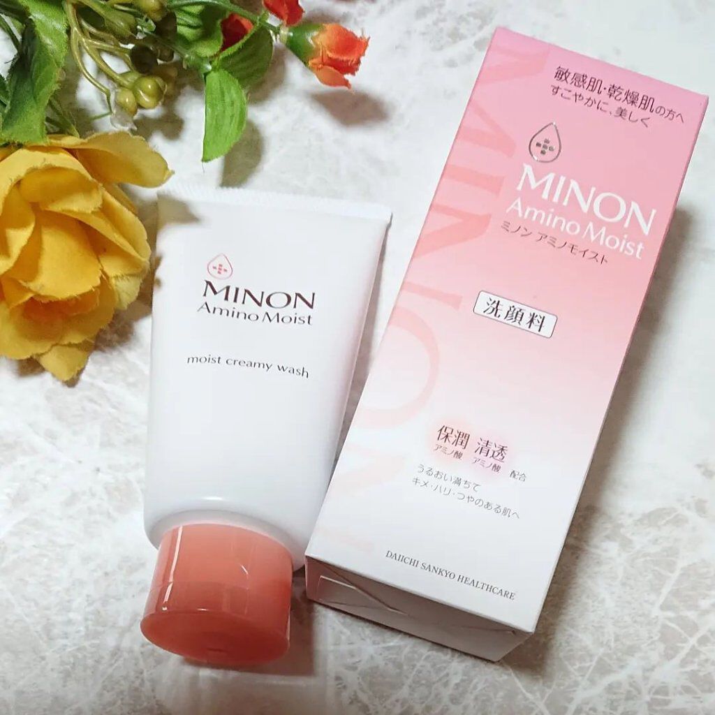 アミノモイスト モイストクリーミィ ウォッシュ/ミノン/洗顔フォームを使ったクチコミ（3枚目）