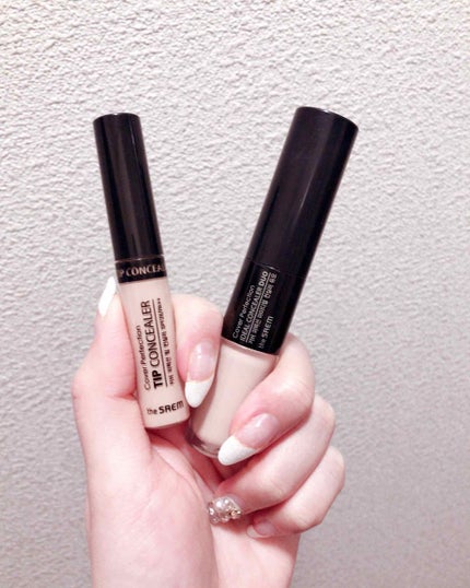 カバーパーフェクション アイディールコンシーラー デュオ/the SAEM/スティックコンシーラーを使ったクチコミ(1枚目)