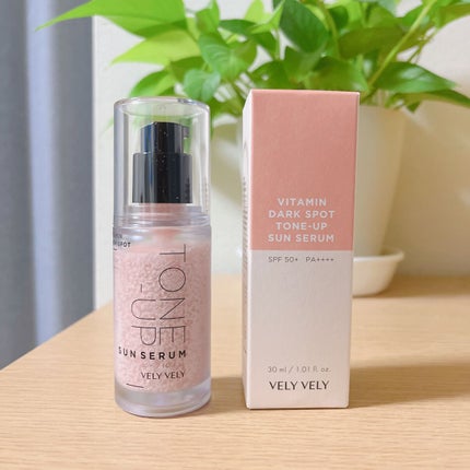 ビタミントーンアップサンセラム/VELY VELY/日焼け止めローションを使ったクチコミ(4枚目)