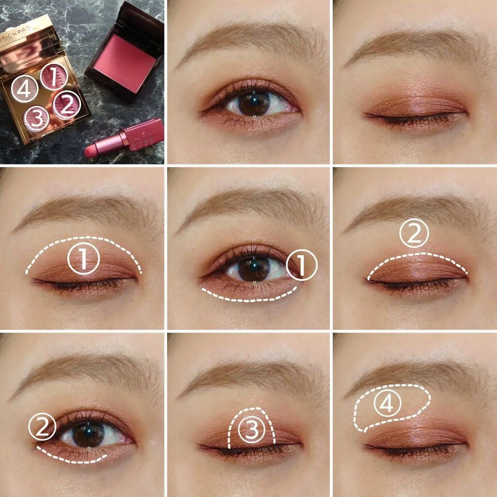 Revolution Pro Quartz Crush Eyeshadow Palette/MAKEUP REVOLUTION/アイシャドウパレットを使ったクチコミ(4枚目)