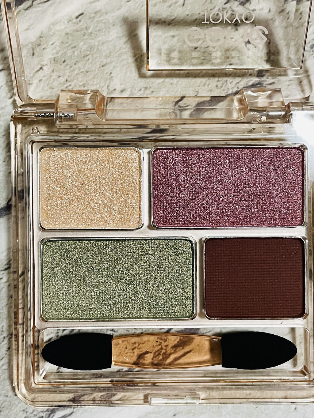 リラクシーアイシャドウ/GENE TOKYO/アイシャドウパレットを使ったクチコミ（3枚目）