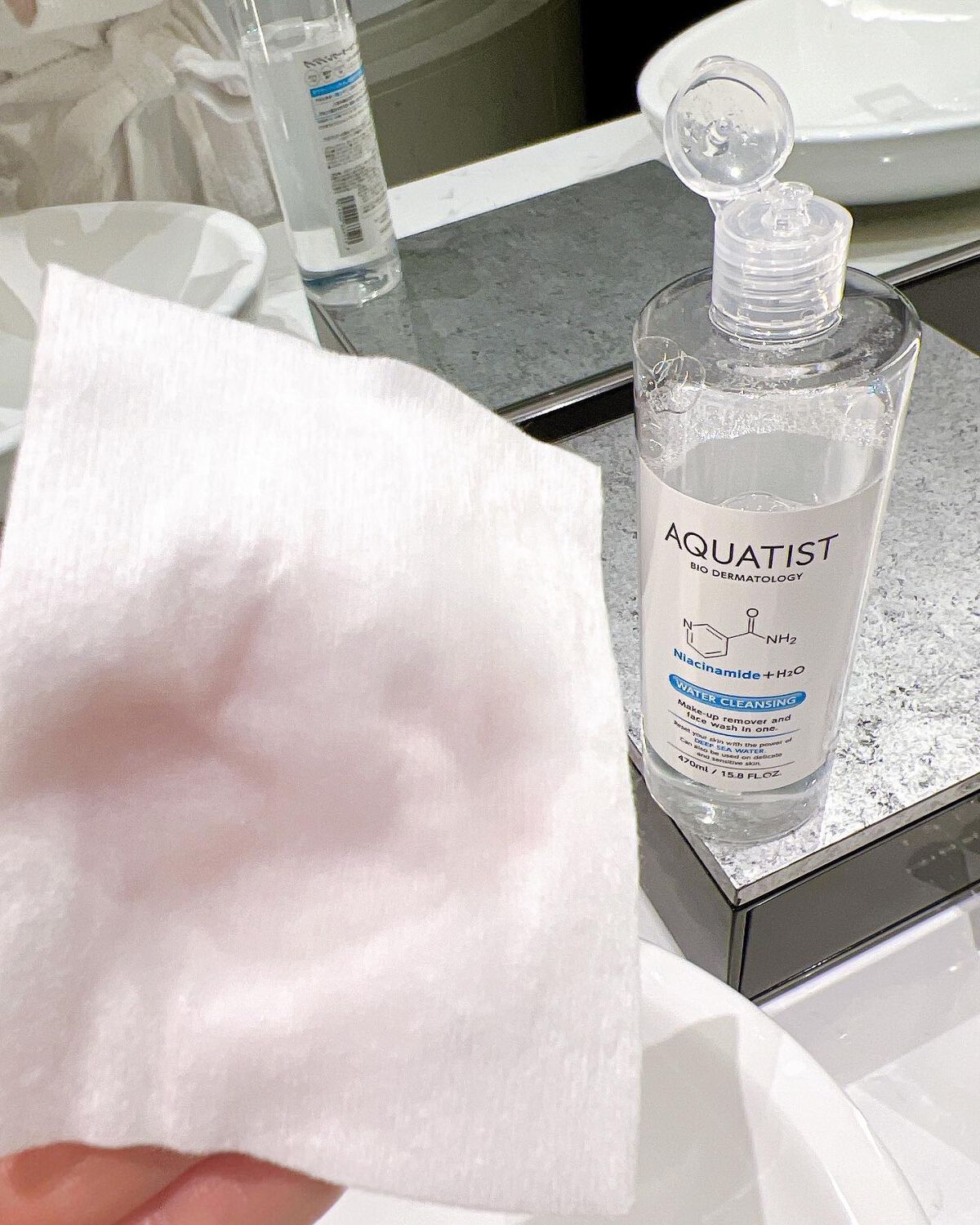 ウォータークレンジング/AQUATIST/クレンジングウォーターを使ったクチコミ（3枚目）