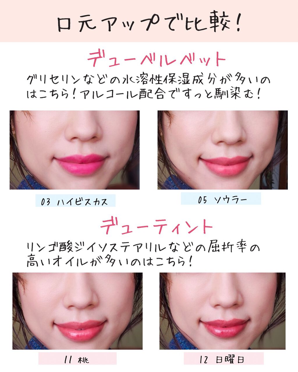 デューティント/AMUSE/リップティントを使ったクチコミ(5枚目)