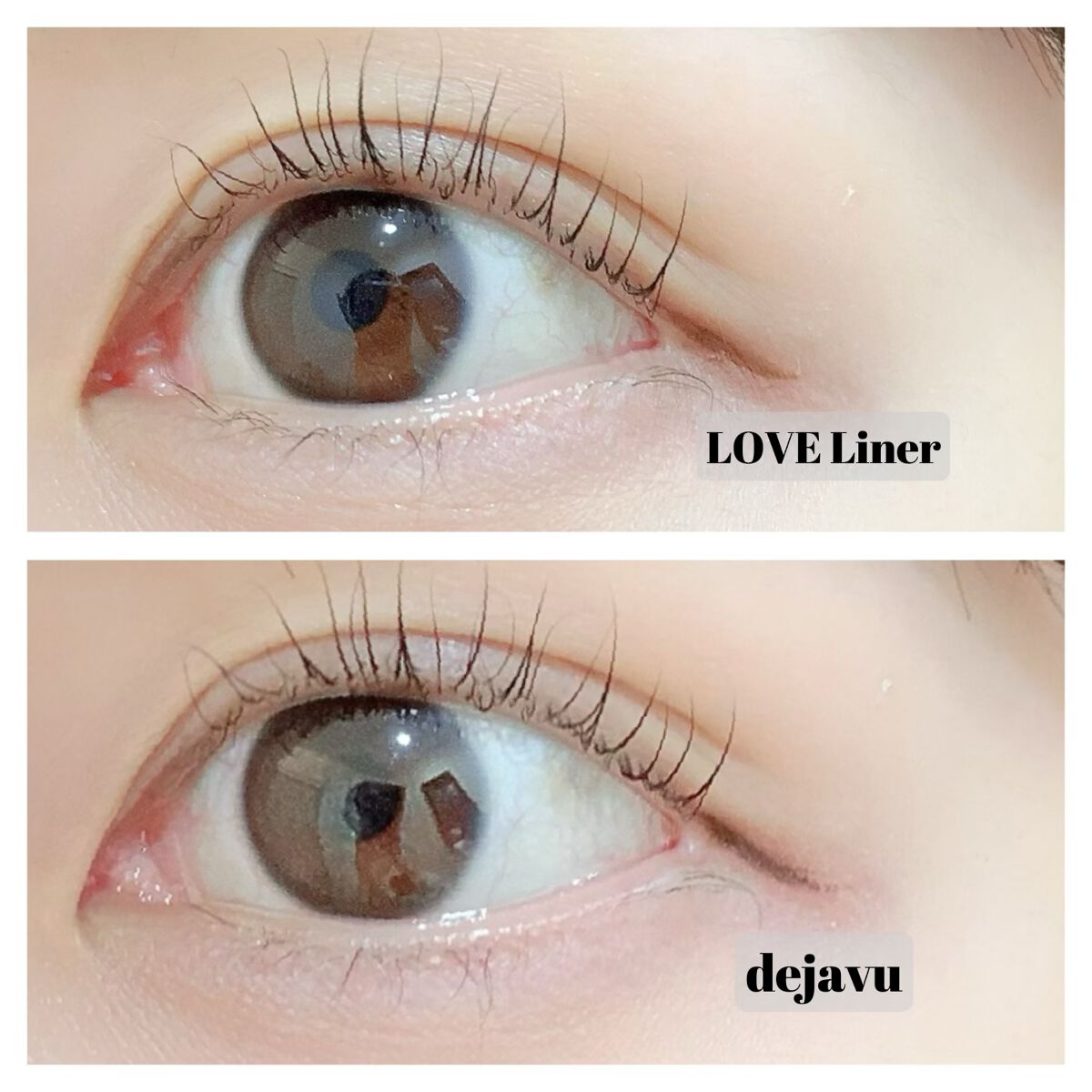 「密着アイライナー」しなやか筆リキッド/デジャヴュ/リキッドアイライナーを使ったクチコミ（3枚目）