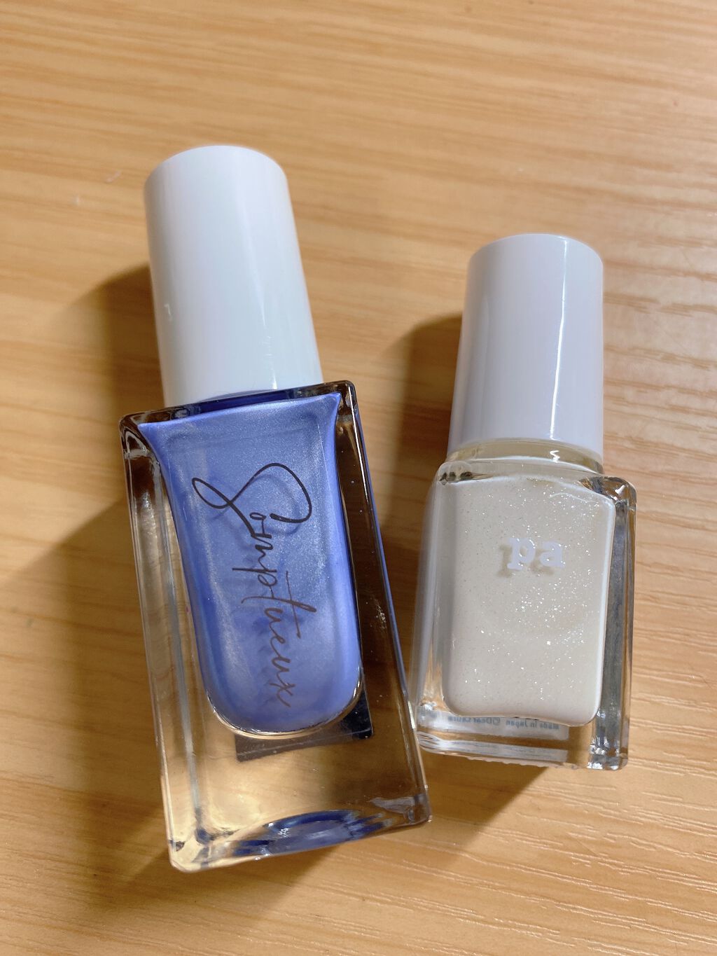 ぴの on LIPS 「ダイソーの「ソンプチュー」のこの色に一目惚れ🥰塗っただけでこの..」(4枚目)