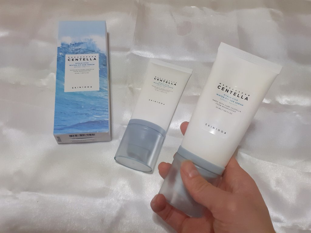 ヒアルーシカ ウォーターフィット サンセラム/SKIN1004/日焼け止めローションを使ったクチコミ（1枚目）