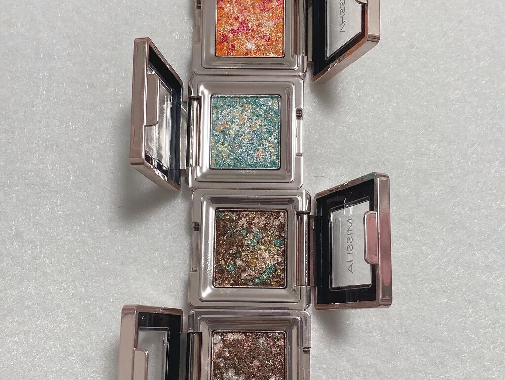 グリッタープリズム シャドウ/MISSHA/グリッターを使ったクチコミ(3枚目)