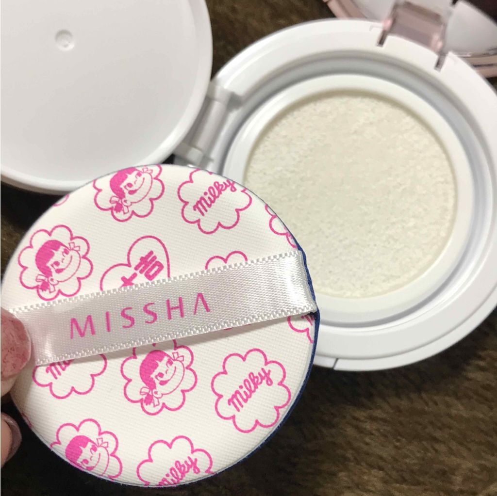 M クッション ファンデーション(モイスチャー)/MISSHA/クッションファンデーションを使ったクチコミ（2枚目）
