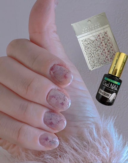 ジェルネイル(ライト対応)/セリア/ジェルネイルを使ったクチコミ(2枚目)