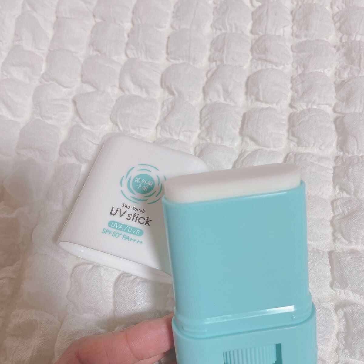 紫外線予報 さらさらUVスティックF/紫外線予報/日焼け止めスティックを使ったクチコミ(1枚目)