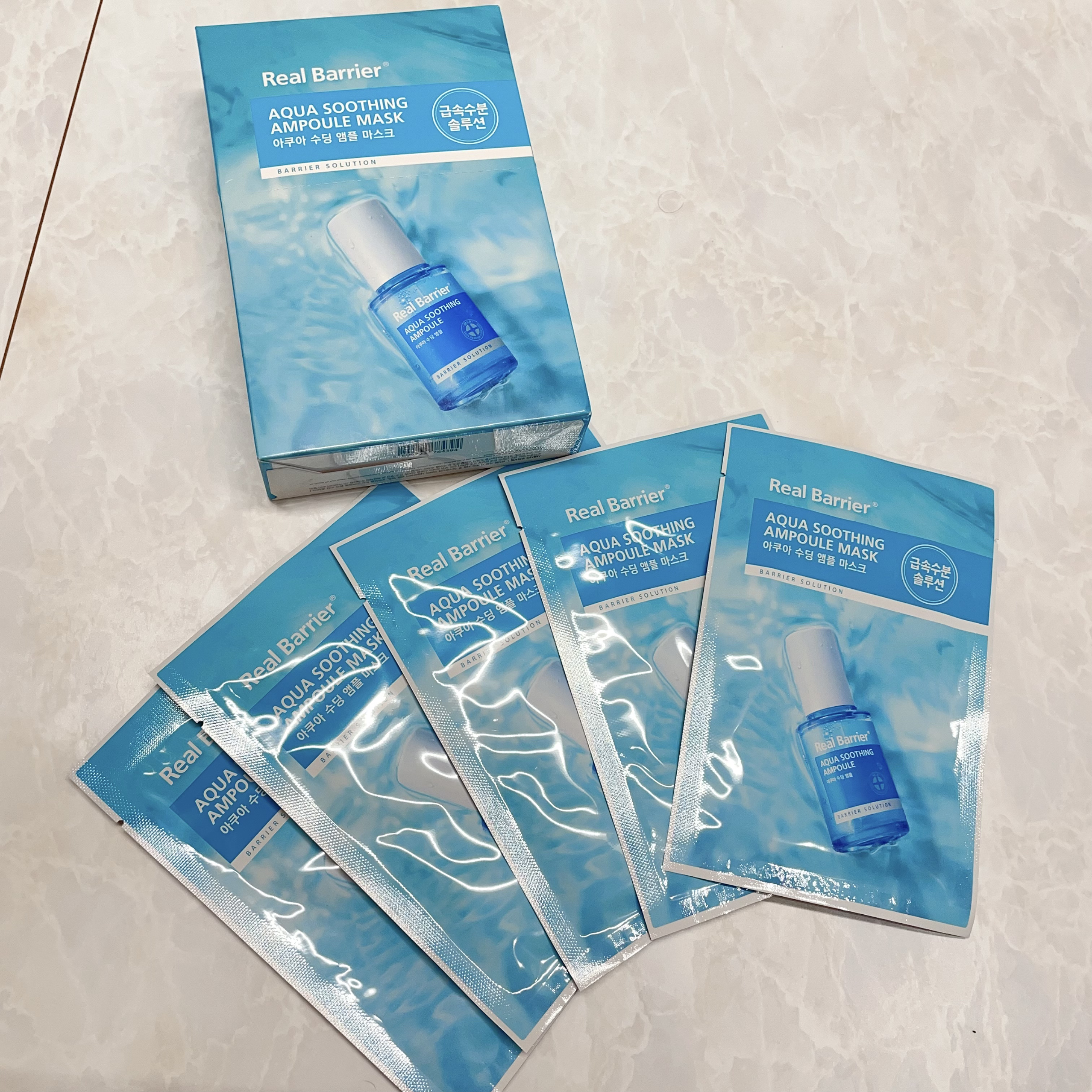アクアスージングアンプルマスク/Real Barrier/シートマスク・パックを使ったクチコミ（2枚目）