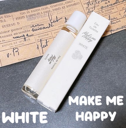 メイクミーハッピー オードトワレ WHITE/キャンメイク/香水(レディース)を使ったクチコミ(1枚目)