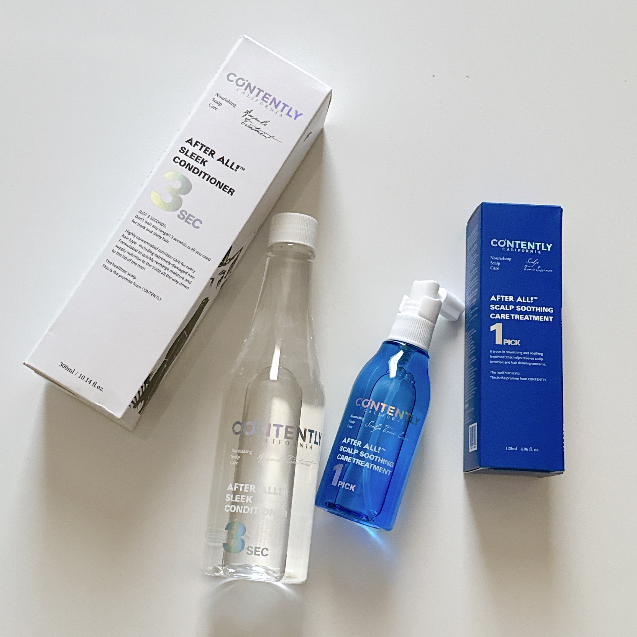 Contently アフターオール！スリークコンディショナーのクチコミ「🕊️スリークコンディショナー
300ml / 3,500円
‎◎白い方パケ

髪に栄養を補給す.....」（1枚目）