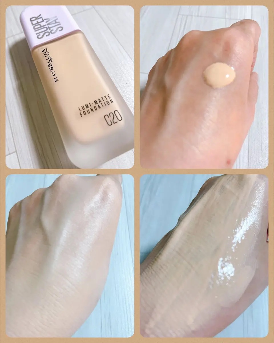 SPステイ ルミマット リキッド ファンデーション/MAYBELLINE NEW YORK/リキッドファンデーションを使ったクチコミ（2枚目）