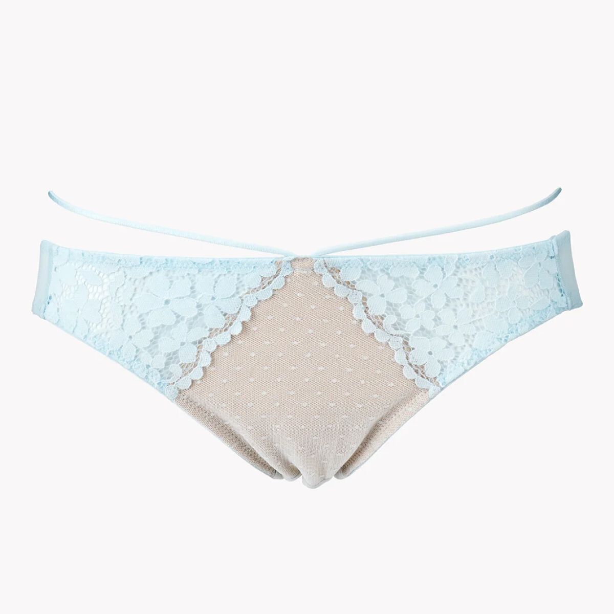 form me ドットチュールショーツ アクア