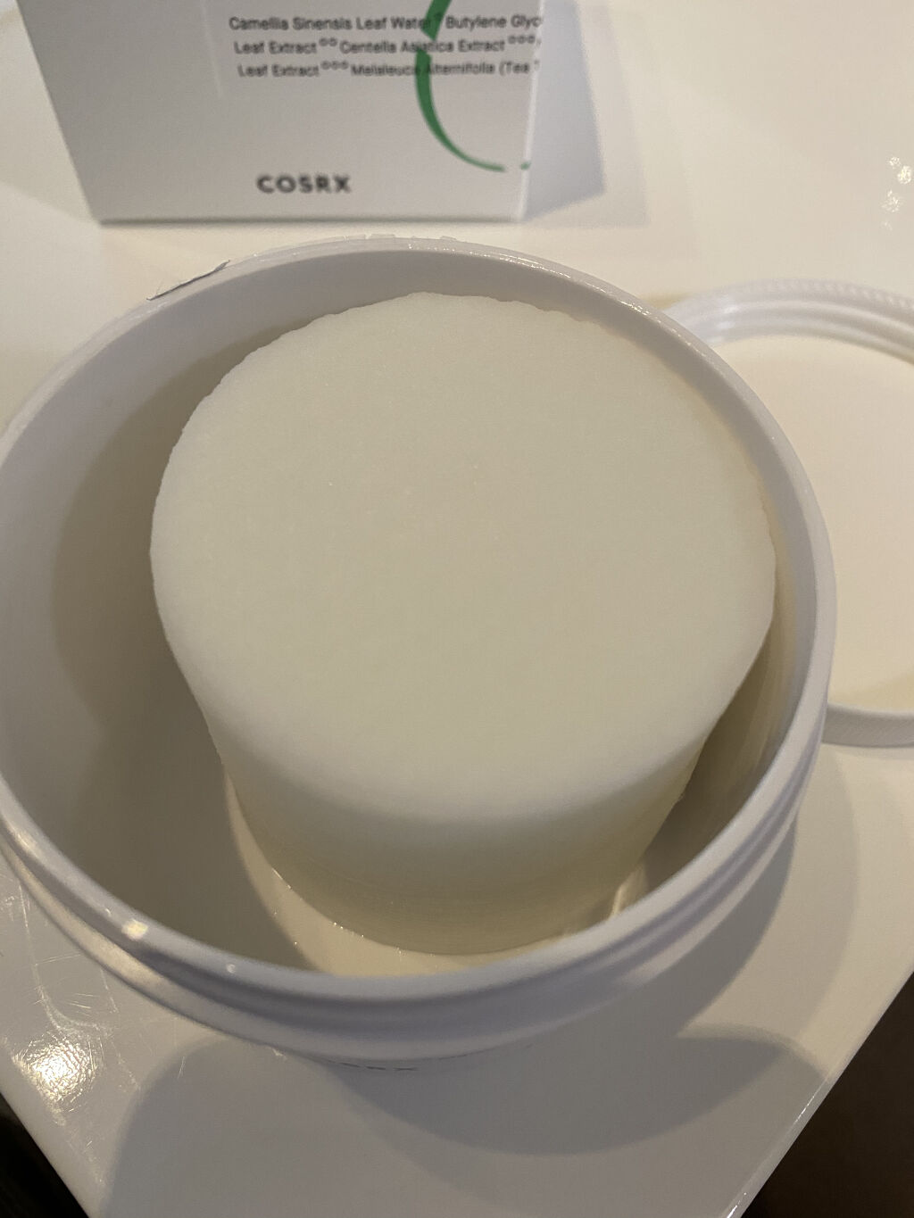 ワンステップグリーンカーミングパッド/COSRX/トナーパッドを使ったクチコミ（2枚目）