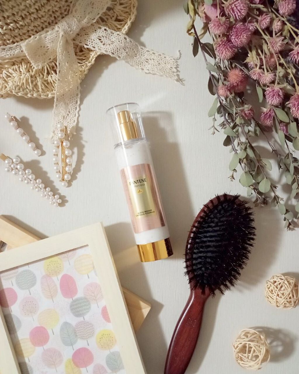 パンテーン エフォートレス クイック リペアー カプセル ヴィタミルク(洗い流さないトリートメント)/パンテーン/ヘアミルクを使ったクチコミ(1枚目)