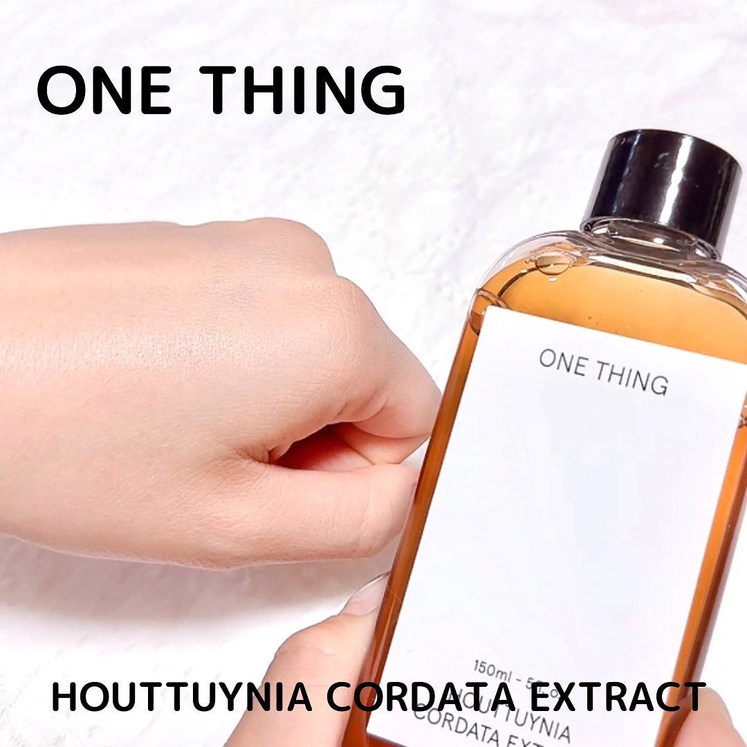 ドクダミ化粧水/ONE THING/化粧水を使ったクチコミ(5枚目)