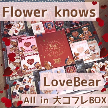 Love Bear 9色 アイシャドウパレット/FlowerKnows/アイシャドウパレットを使ったクチコミ（1枚目）