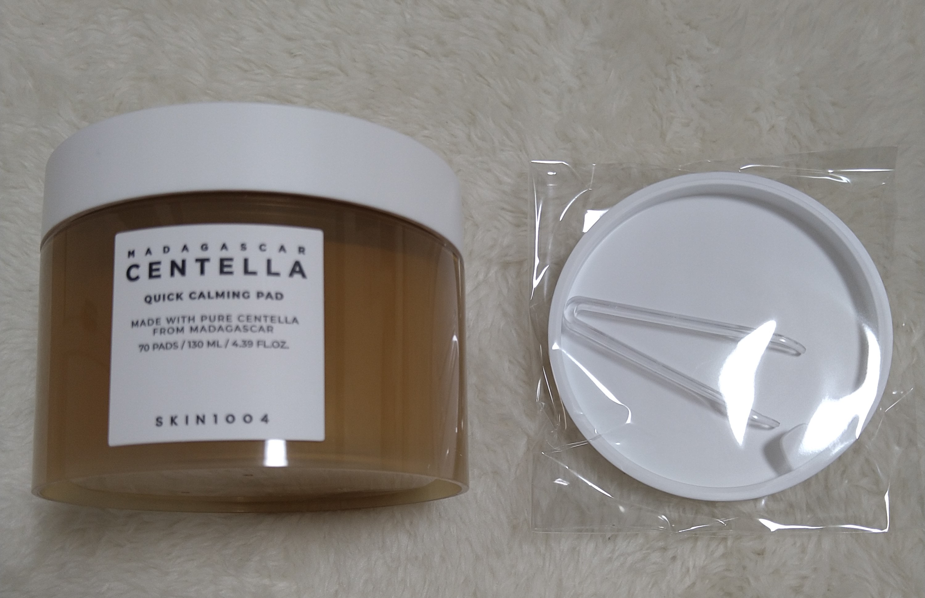 センテラ クイックカーミングパッド/SKIN1004/トナーパッドを使ったクチコミ（1枚目）