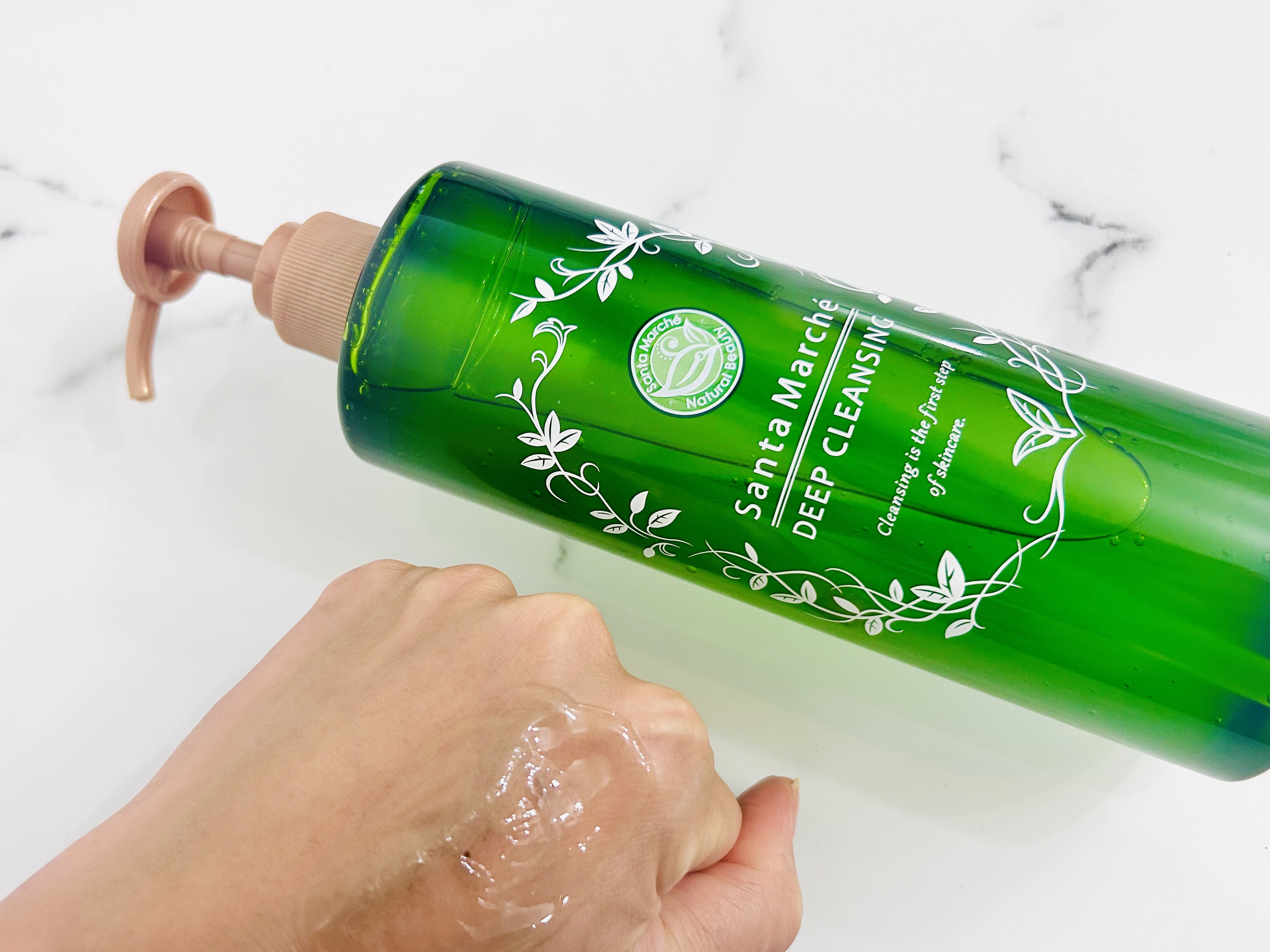 サンタマルシェ ディープクレンジング ホワイトティー/サンタマルシェ/クレンジングジェルを使ったクチコミ（3枚目）