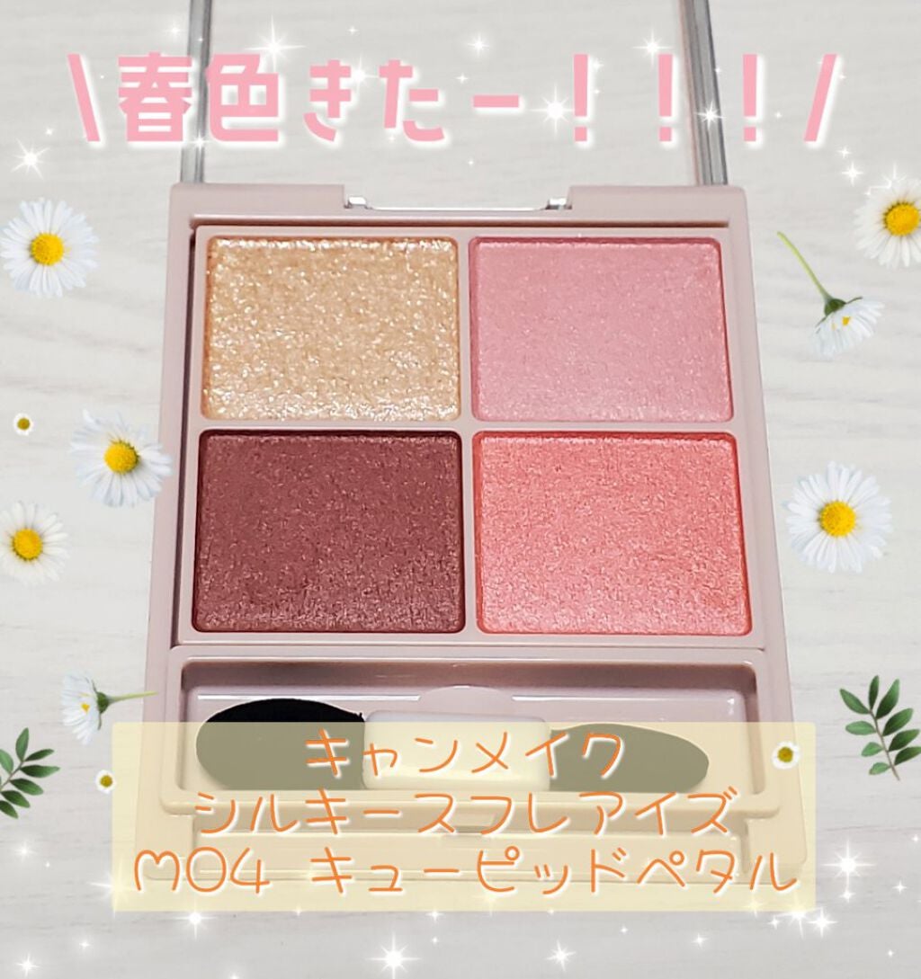シルキースフレアイズ(マットタイプ)/キャンメイク/アイシャドウパレットを使ったクチコミ(1枚目)