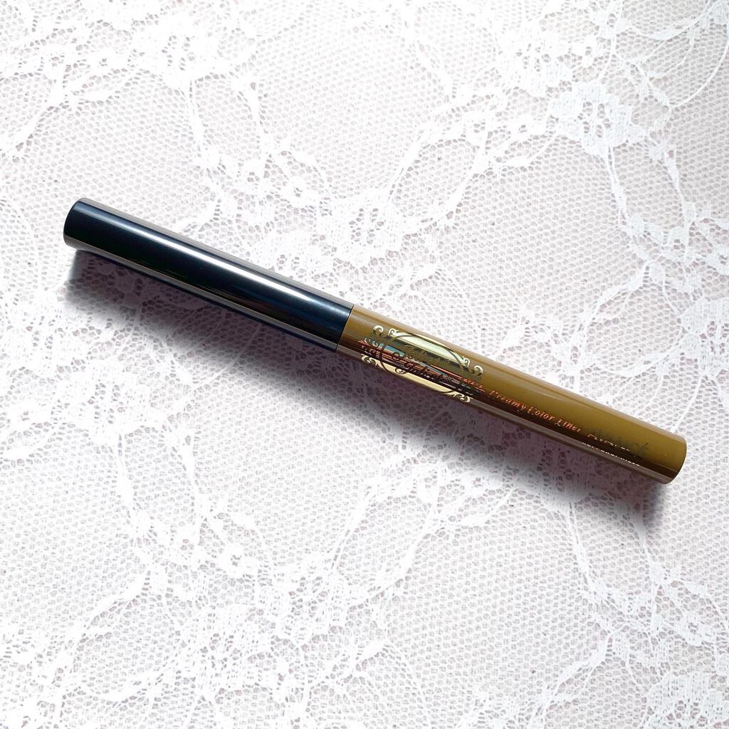 アヴァンセ ジョリ･エ ジョリ･エ クリーミィカラーライナー カーキゴールド/アヴァンセ/ペンシルアイライナーを使ったクチコミ（2枚目）