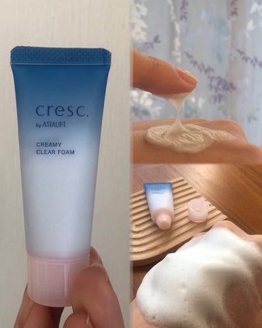 クリーミー クリアフォーム/cresc. by ASTALIFT/洗顔フォームを使ったクチコミ（1枚目）