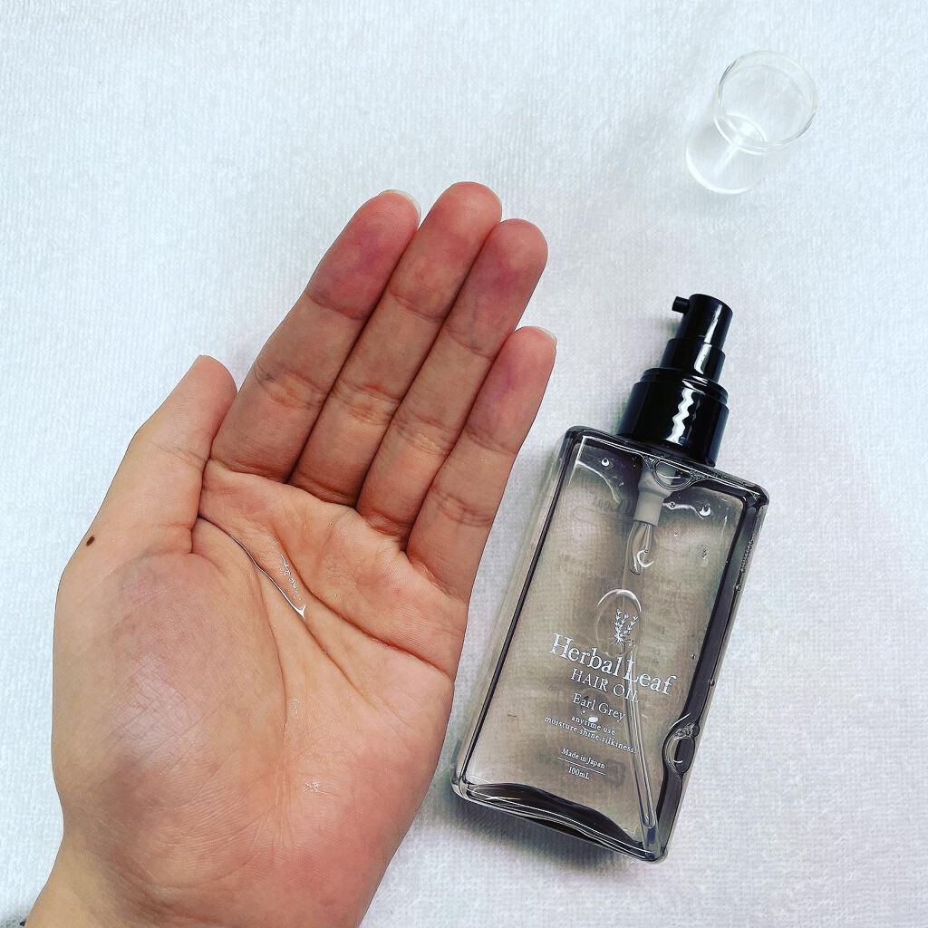 オーガニックヘアオイル アールグレイの香り /ハーバルリーフ/ヘアオイルを使ったクチコミ（2枚目）