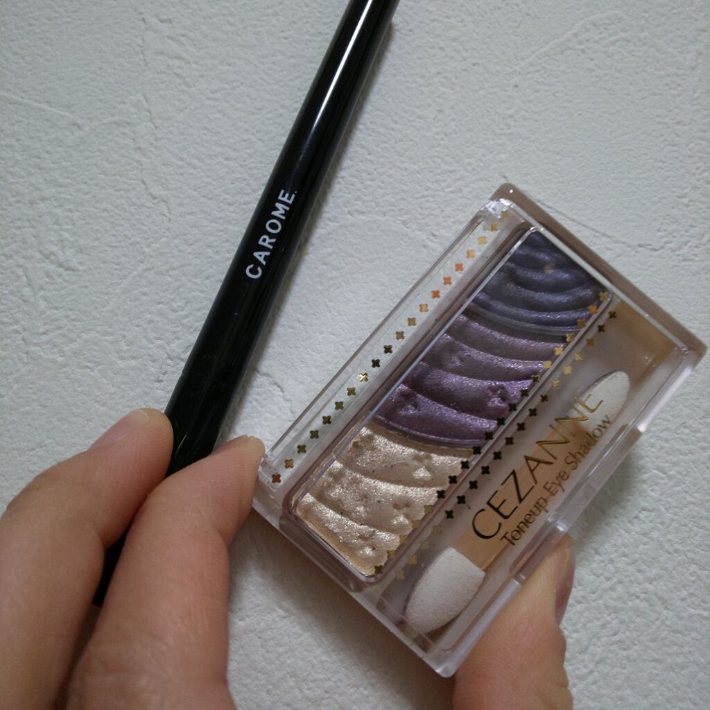 トーンアップアイシャドウ/CEZANNE/アイシャドウパレットを使ったクチコミ(1枚目)