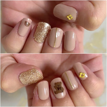 セミキュアジェルネイル(ハンド)/ohora/ネイルシールを使ったクチコミ(2枚目)