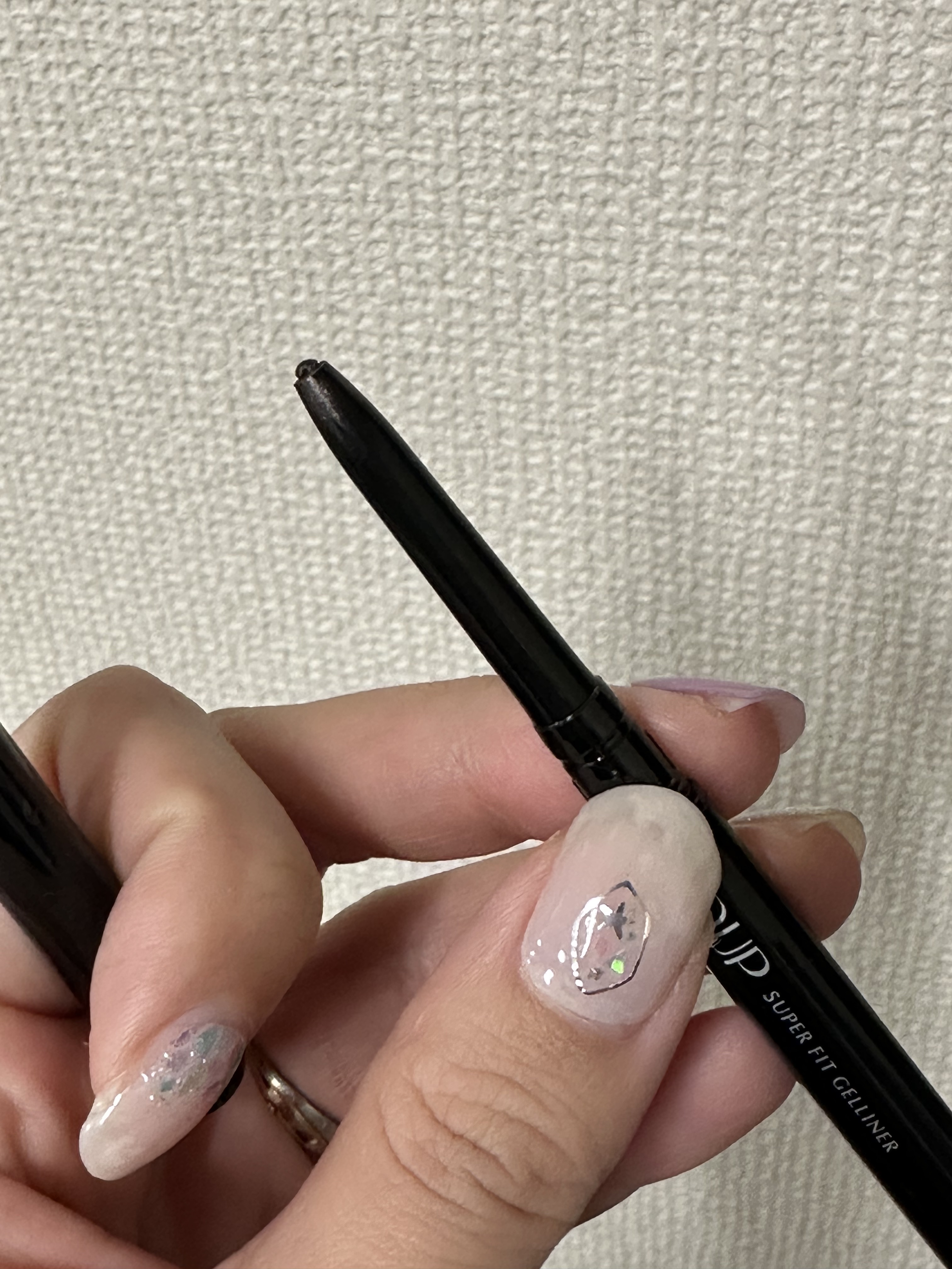 スーパーフィットジェルライナー ブラック/D-UP/ジェルアイライナーを使ったクチコミ（3枚目）
