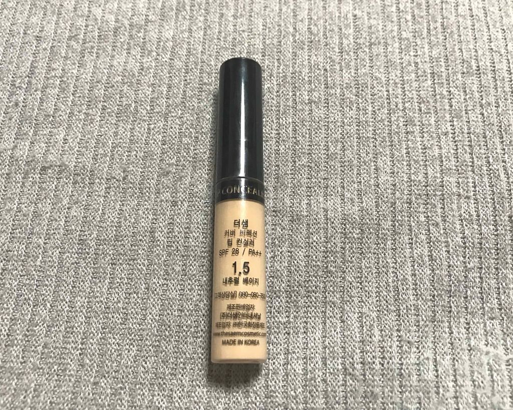 カバーパーフェクション チップコンシーラー/the SAEM/リキッドコンシーラーを使ったクチコミ(2枚目)
