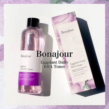 Bonajour ナスBHAトナーのクチコミ「優しく使える拭き取りトナー🍆💜


韓国スキンケアBonajour(ボナジュール)💜
 
動物.....」（2枚目）