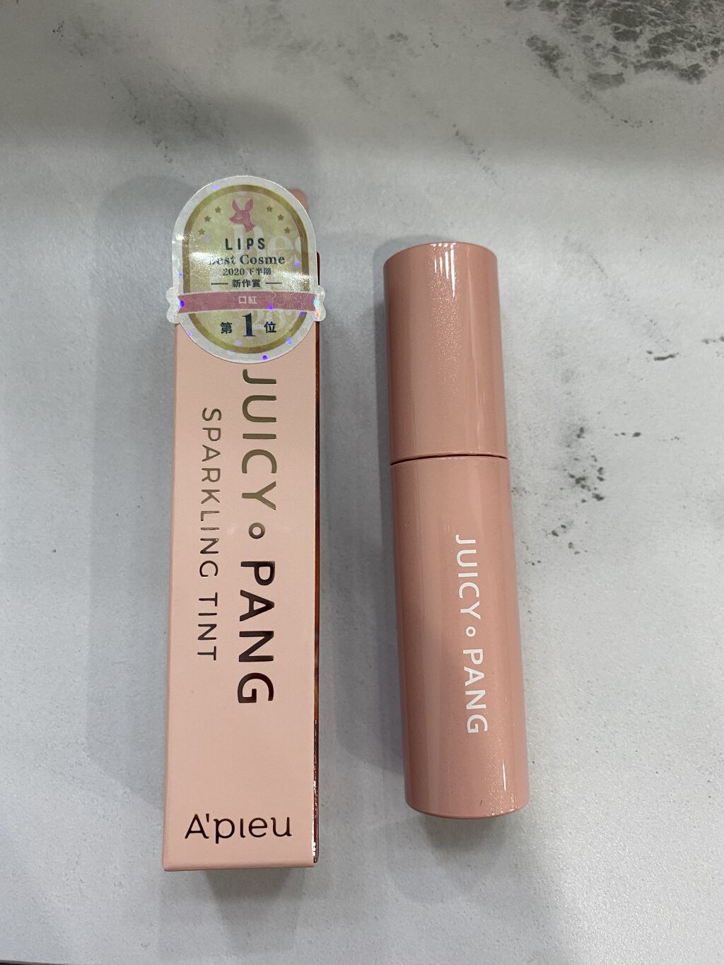 アピュー ジューシーパン スパークリングティント/A’pieu/口紅を使ったクチコミ（1枚目）