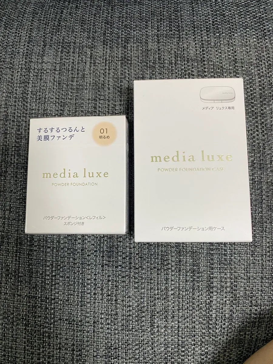 パウダーファンデーション/media luxe/パウダーファンデーションを使ったクチコミ（1枚目）