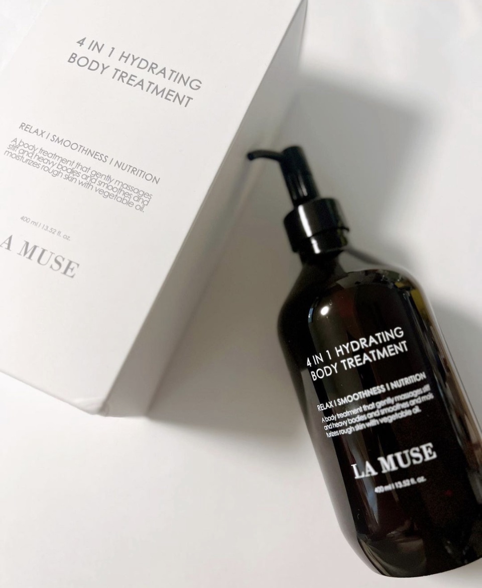 4IN1 HYDRATING BODY TREATMENT/ラミューズ/ボディオイルを使ったクチコミ（1枚目）