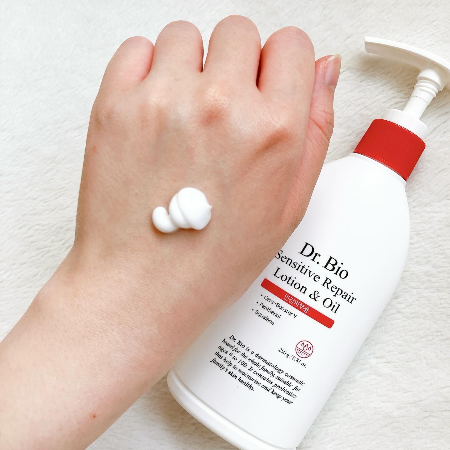 センシティブ リペア ローション&オイル/Dr.Bio/ボディクリームを使ったクチコミ（3枚目）