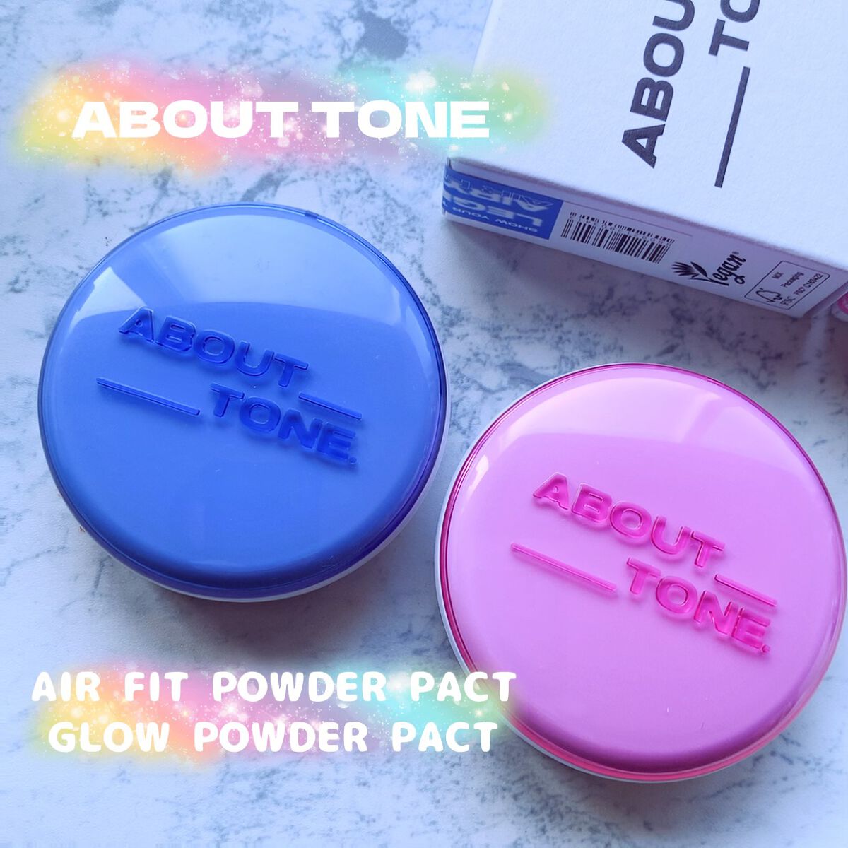 エアーフィットパウダーパクト/ABOUT TONE/プレストパウダーを使ったクチコミ（1枚目）