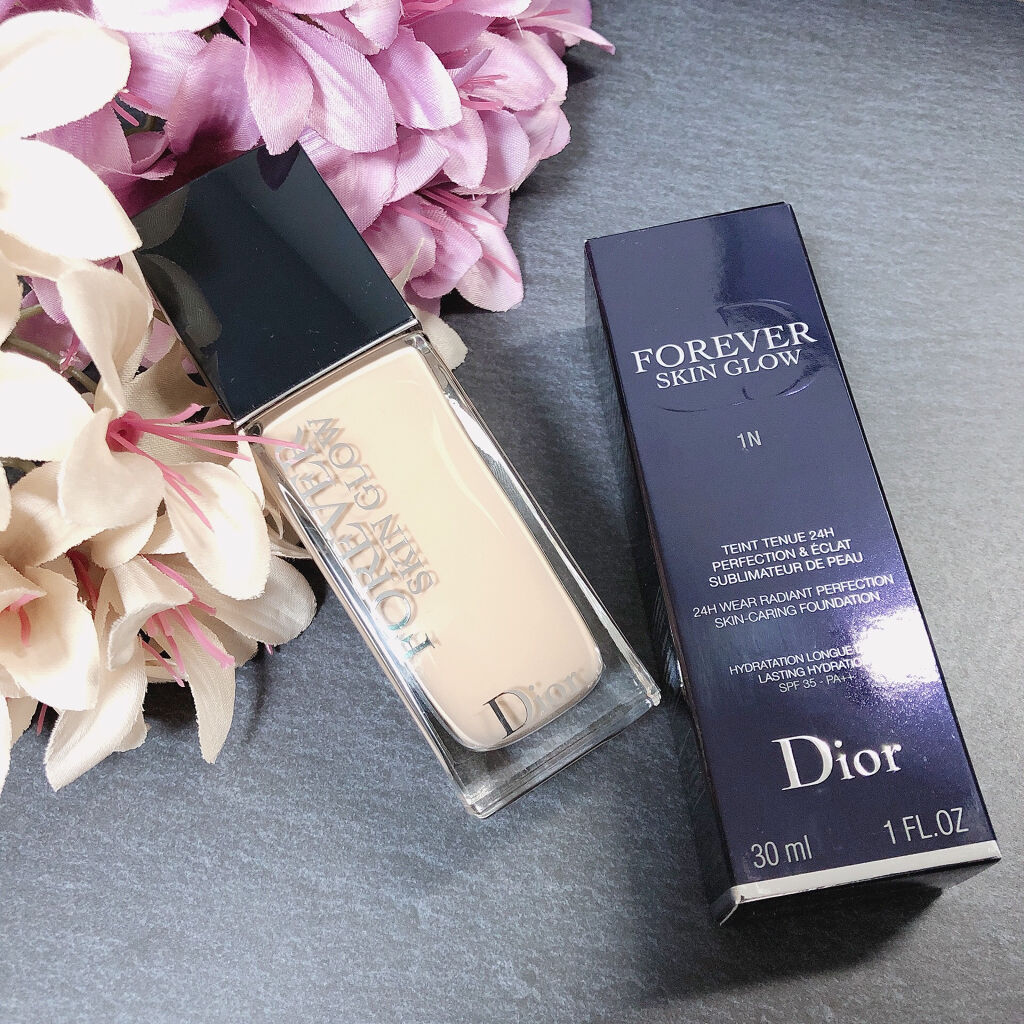 【旧】ディオールスキン フォーエヴァー フルイド グロウ 1N ニュートラル/Dior/リキッドファンデーションを使ったクチコミ（2枚目）