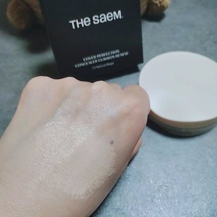 カバーパーフェクションコンシーラークッション/the SAEM/リキッドコンシーラーを使ったクチコミ(7枚目)