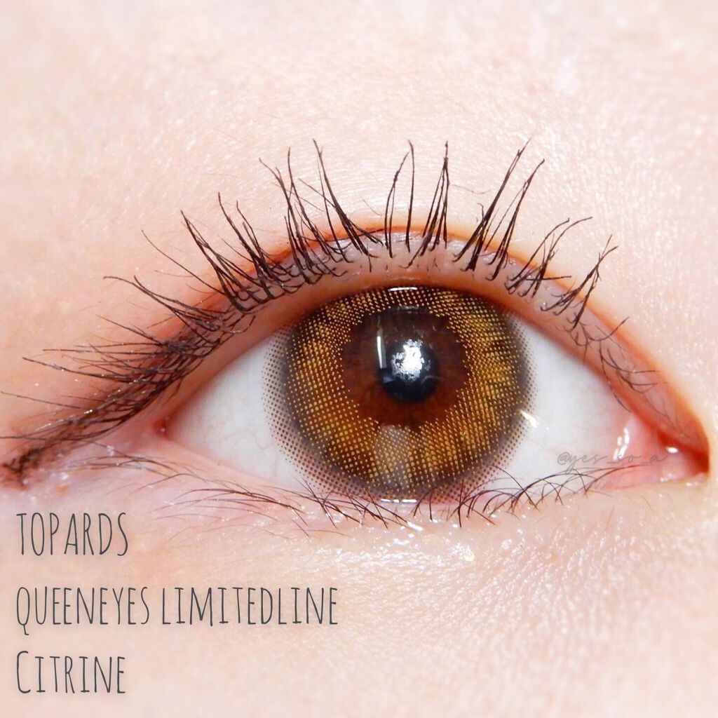 TOPARDS 1day シトリン（限定色）/TOPARDS/ワンデー（１DAY）カラコンを使ったクチコミ（1枚目）