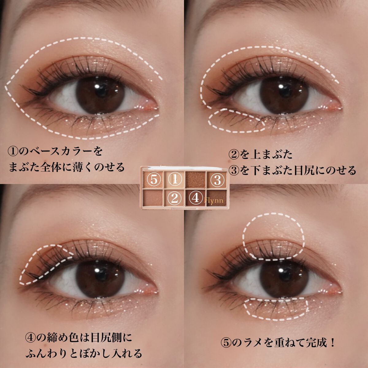 ラッスルアイシャドウパレット/Flynn/アイシャドウパレットを使ったクチコミ(2枚目)