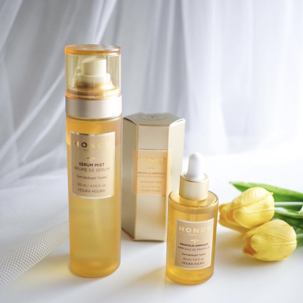 ハニーセラムミスト/HOLIKA HOLIKA/美容液を使ったクチコミ（1枚目）