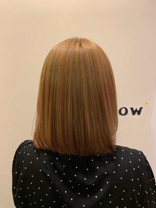 ハニーベージュの髪色