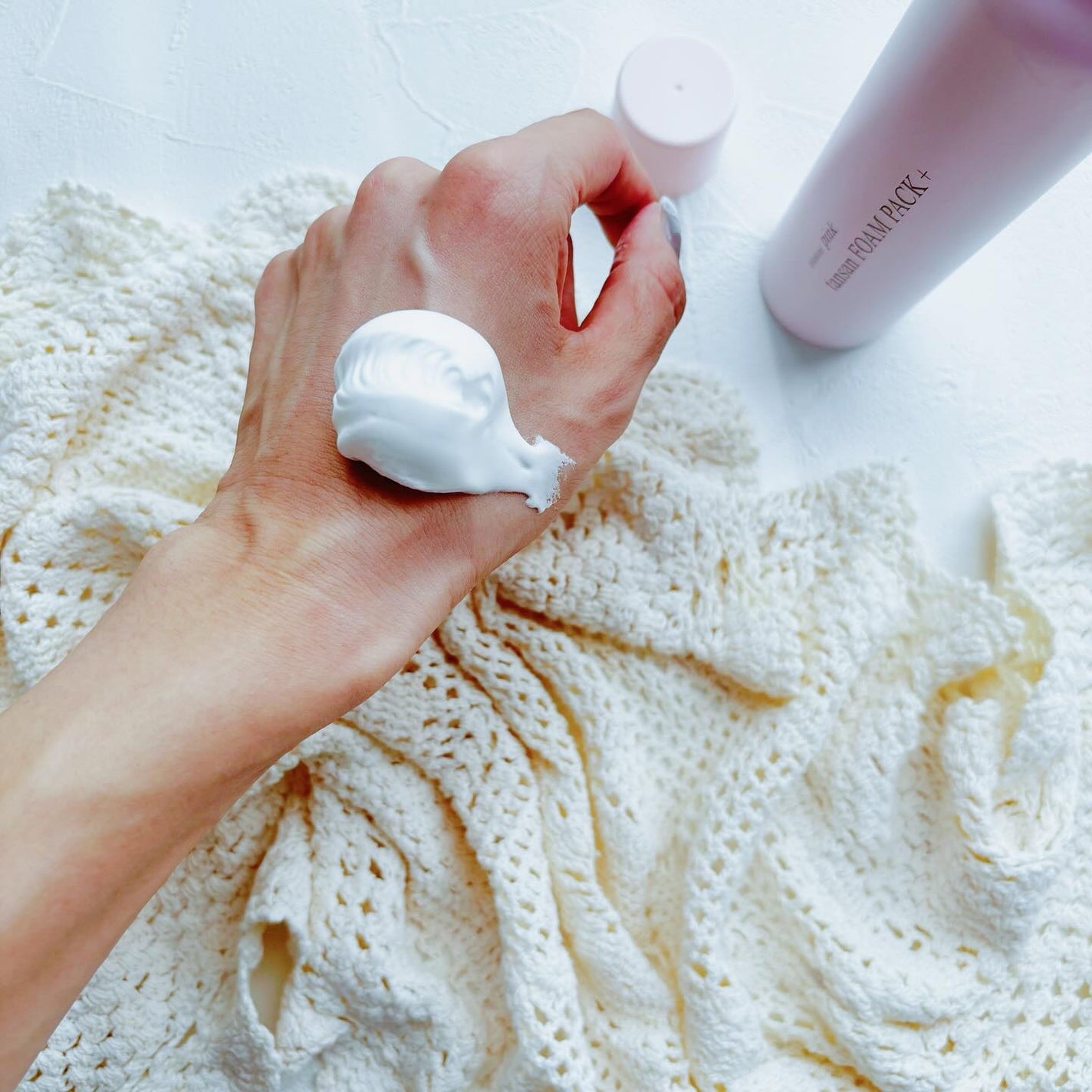 ピンク炭酸フォームパックプラス/プラスキレイ/洗い流すパック・マスクを使ったクチコミ(2枚目)