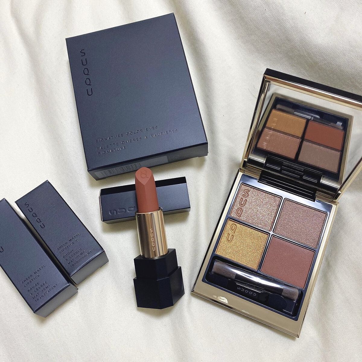 シアー マット リップスティック/SUQQU/口紅を使ったクチコミ（1枚目）