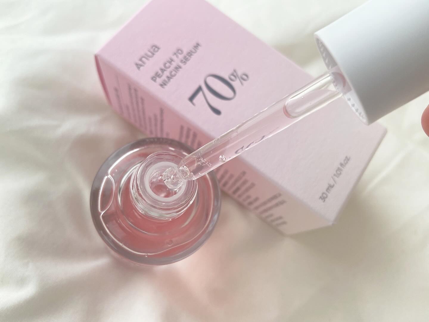 桃70%ナイアシンセラム/Anua/美容液を使ったクチコミ（2枚目）