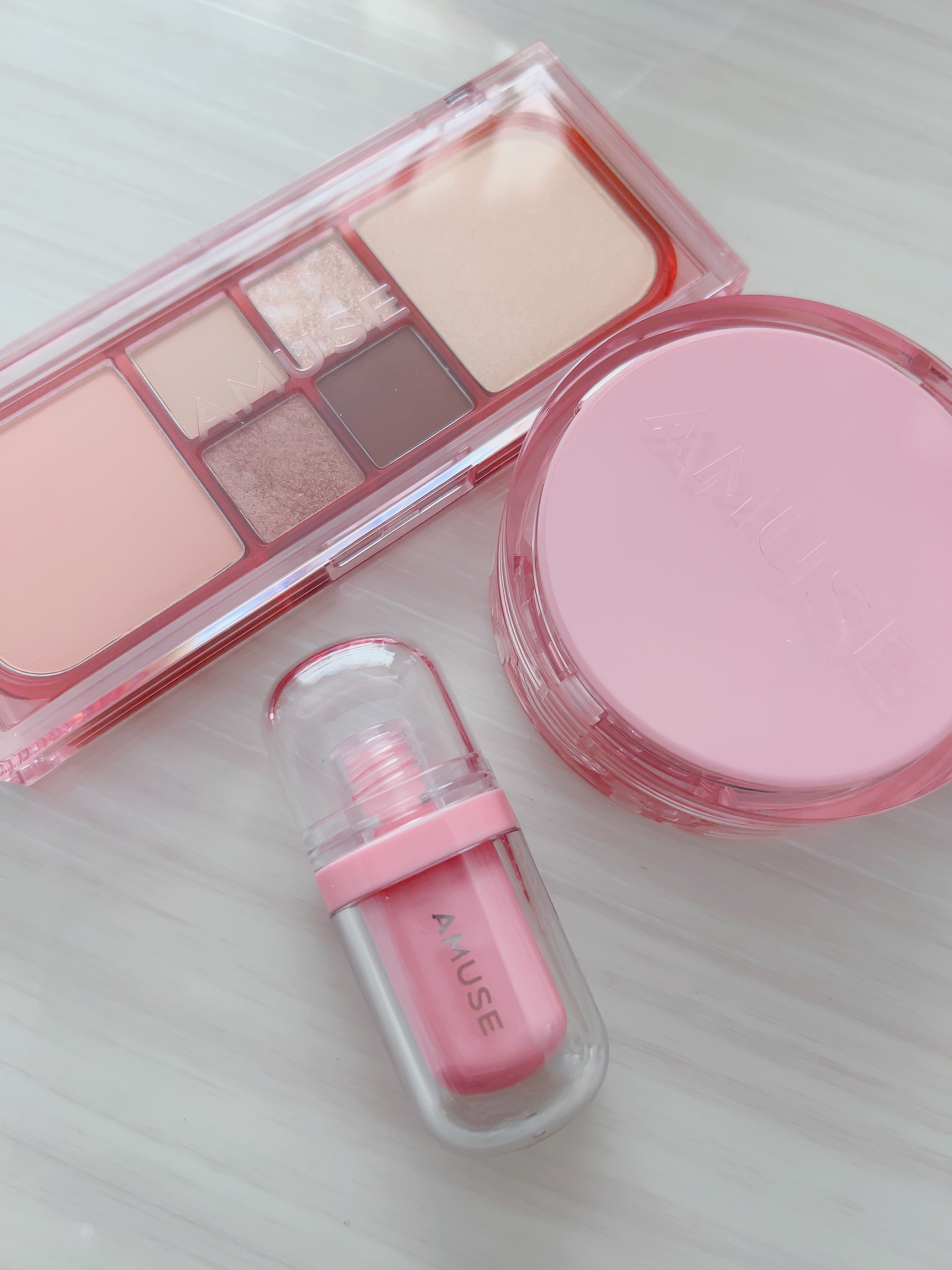 ヴィーガンフェイスオールパレット 01ムーングロウ/AMUSE/アイシャドウパレットを使ったクチコミ（2枚目）