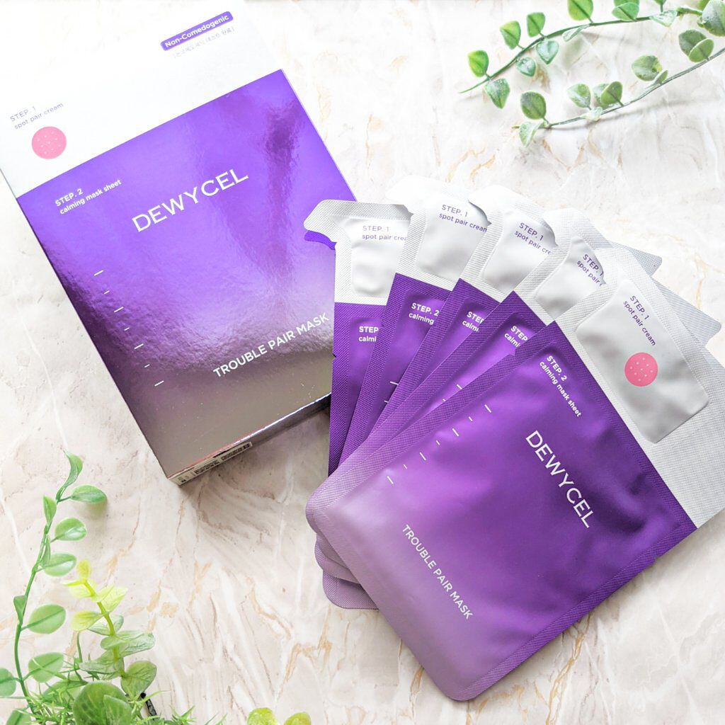 トラブルペアーマスク/DEWYCEL/シートマスク・パックを使ったクチコミ（2枚目）